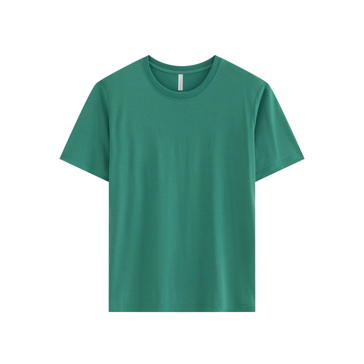 210G IceTech Cotton Adult Round Neck Short Sleeve T-Shirt - Bamboo Green - Tee2u.co
