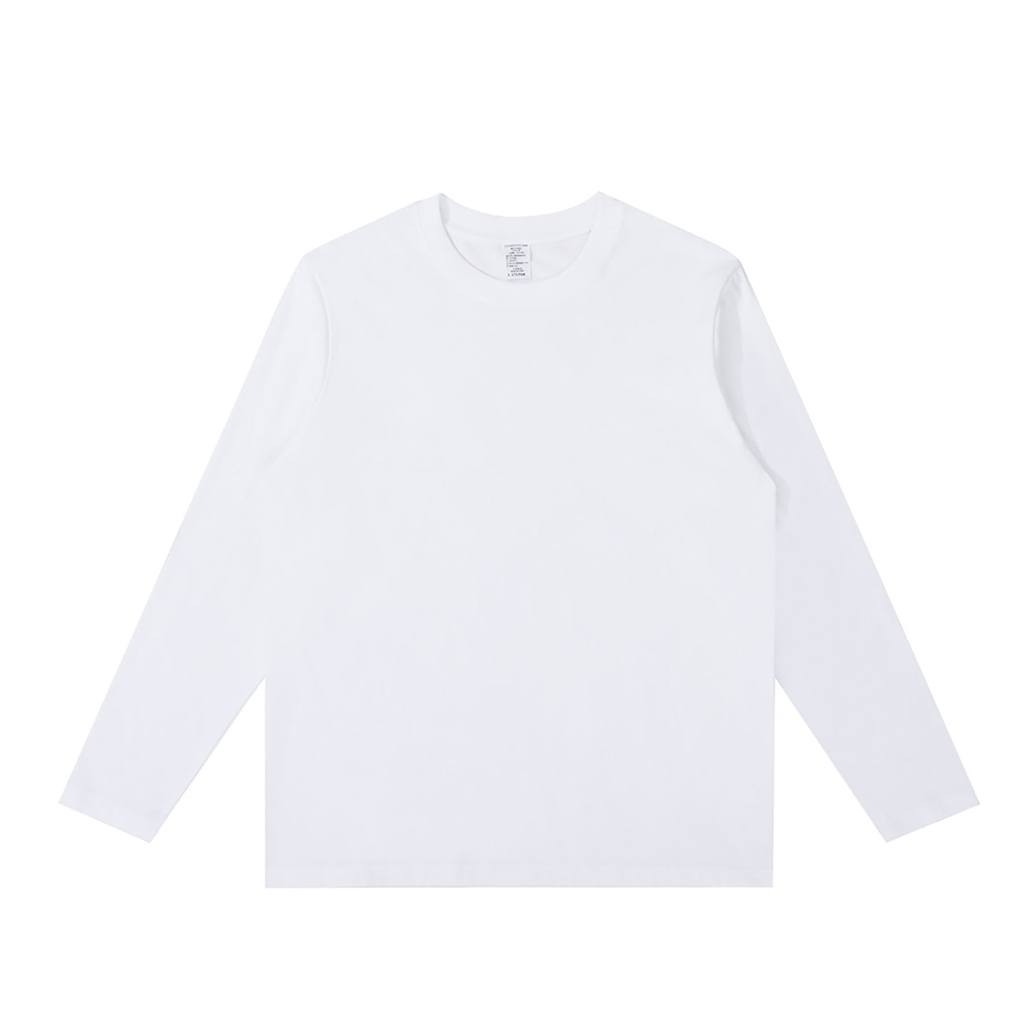 230G Adult Round Neck Long Sleeve T-Shirt - Tee2u.co