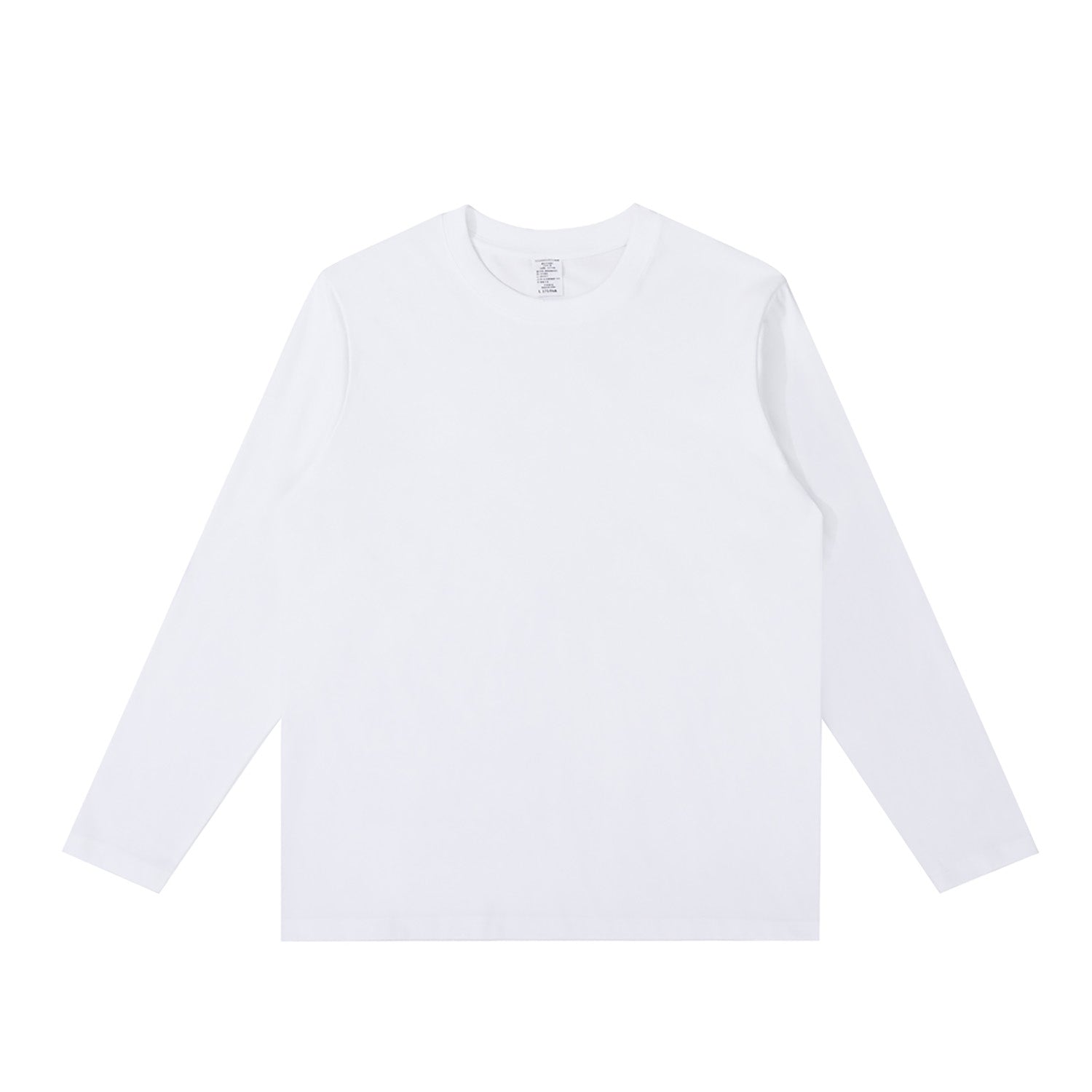 230G Adult Round Neck Long Sleeve T-Shirt - Tee2u.co