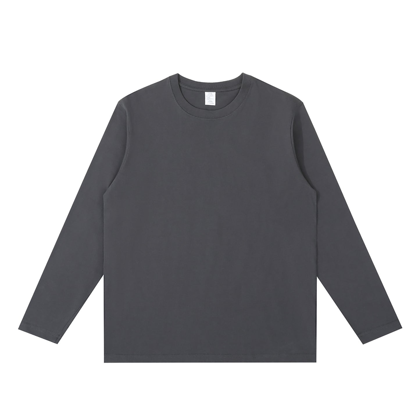 230G Adult Round Neck Long Sleeve T-Shirt - Tee2u.co