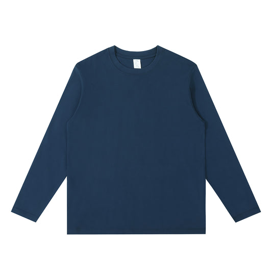 230G Adult Round Neck Long Sleeve T-Shirt - Tee2u.co