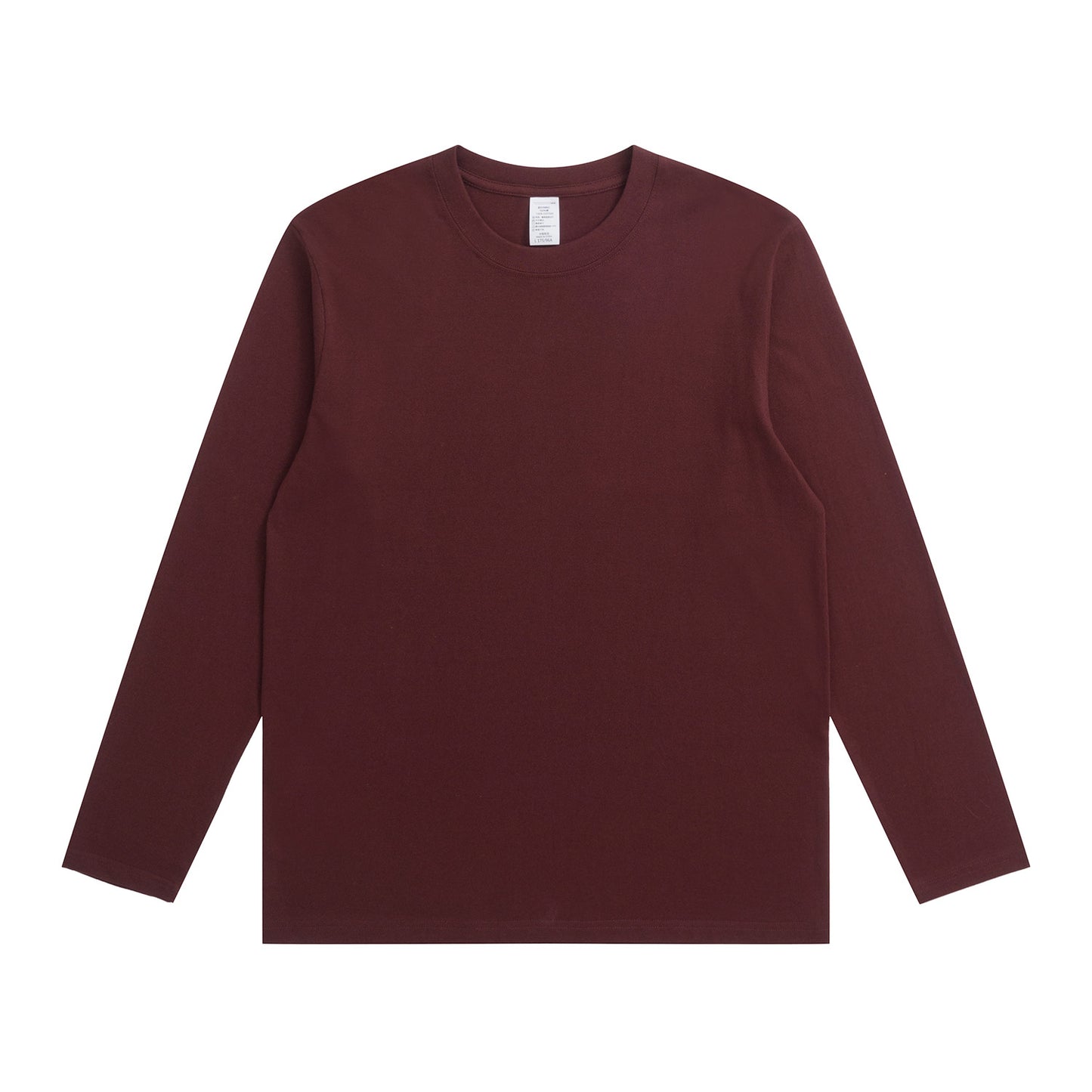 230G Adult Round Neck Long Sleeve T-Shirt - Tee2u.co