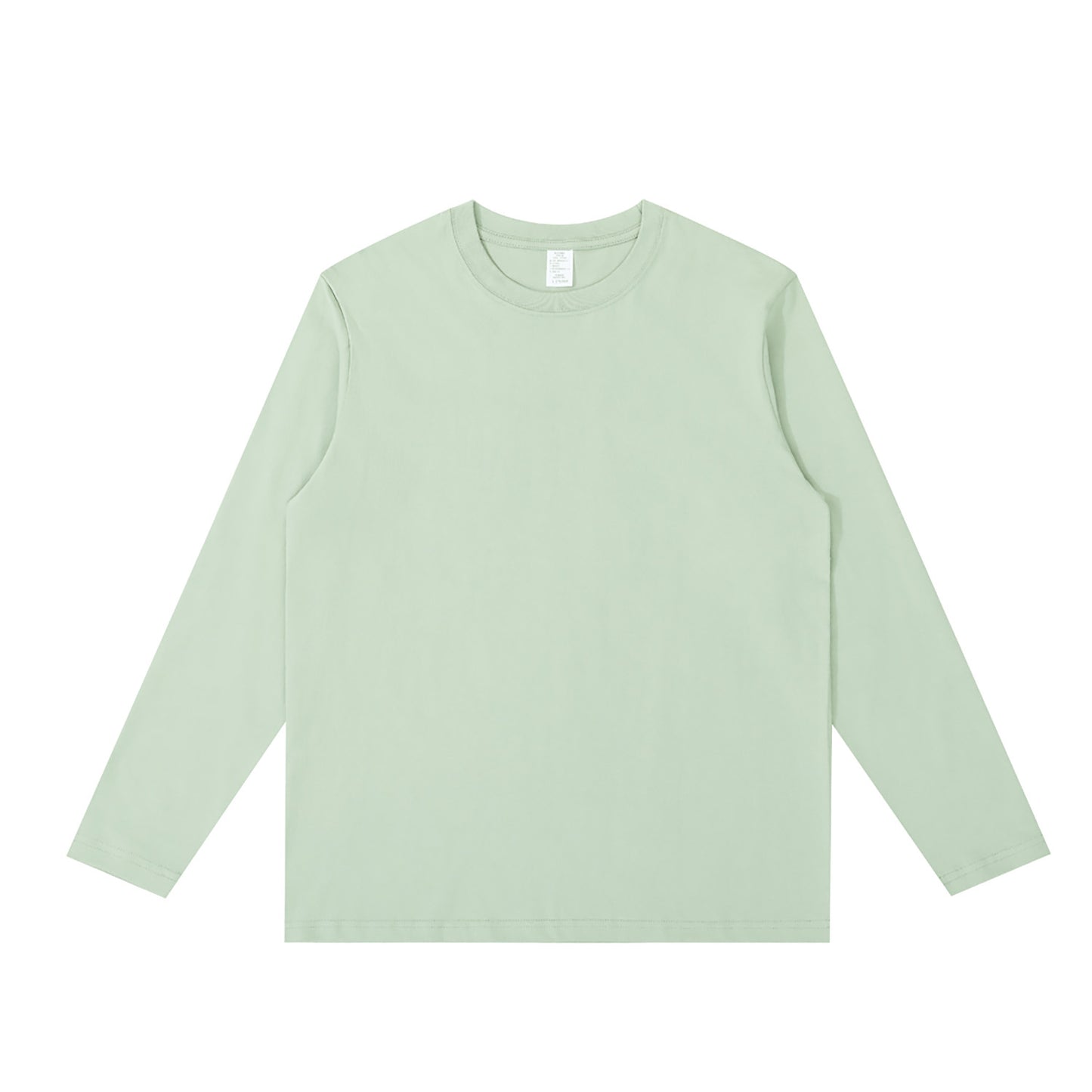 230G Adult Round Neck Long Sleeve T-Shirt - Tee2u.co
