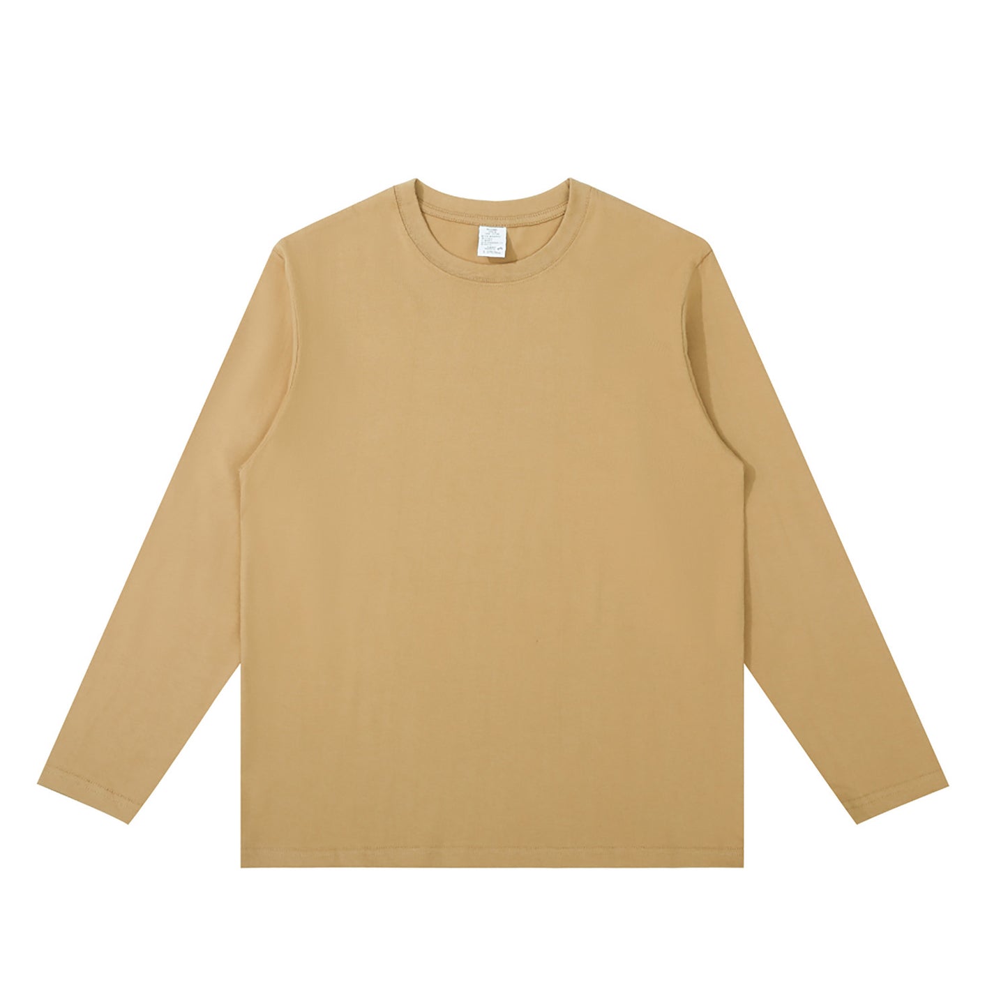230G Adult Round Neck Long Sleeve T-Shirt - Tee2u.co