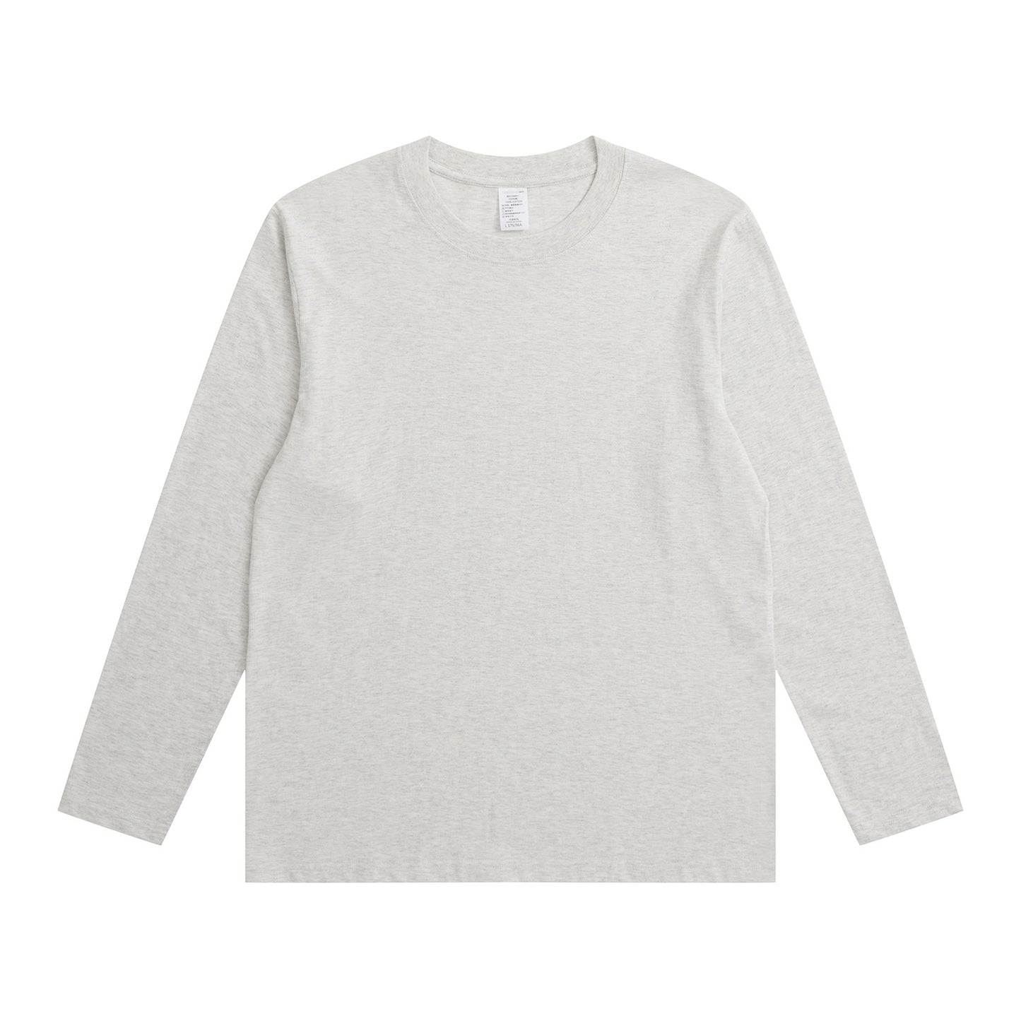 230G Adult Round Neck Long Sleeve T-Shirt - Tee2u.co