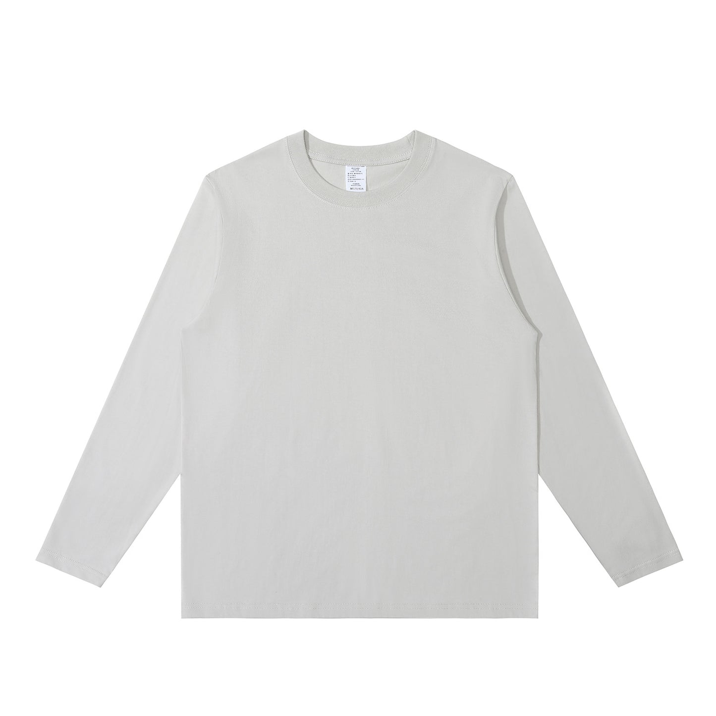 230G Adult Round Neck Long Sleeve T-Shirt - Tee2u.co